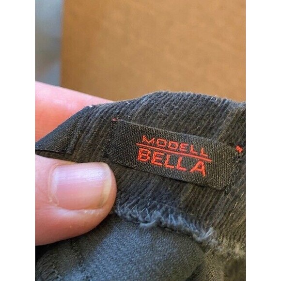 Robell Jeans Bella Women Sz 10 Black Corduroy Pull On Pants Preppy Dark Academia - Picture 8 of 8